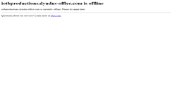 Desktop Screenshot of iotbproductions.dyndns-office.com